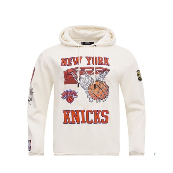 Knicks Pro Standard Champ 2.0 Pullover Hoodie Patches Streetwear Tan 3X - Picture 1 of 8
